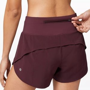 Lululemon Speed Up Short Long 
4"  (size 8)